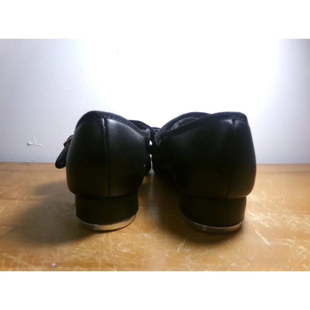 Dance Tap Shoes Capezio Kids 12M Mary Jane Leather Easy Strap Student